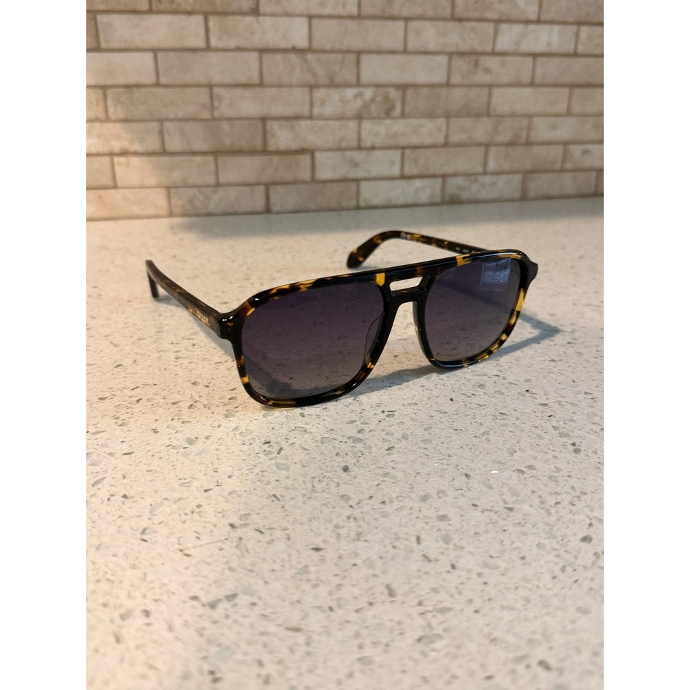 Quay Australia On The Fly Sunglasses Polarized Tortoise Aviator 57-16-147